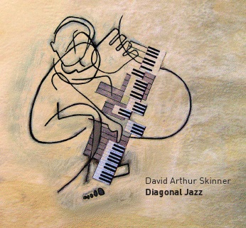 Diagonal Jazz by David Skinner, cover art by Hilde Kjepso